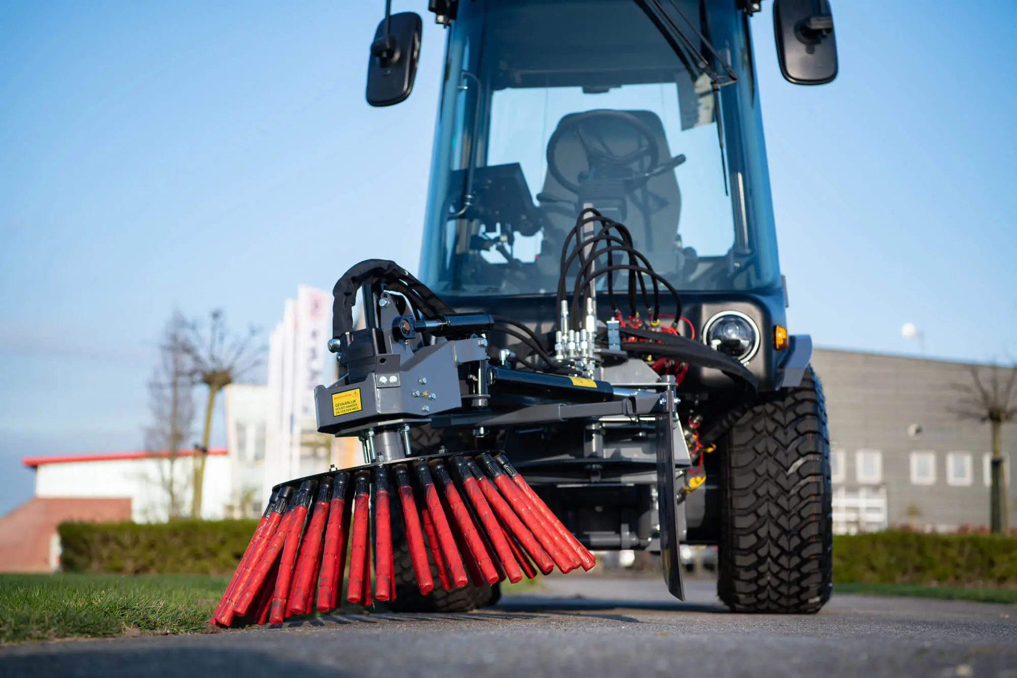 LM Trac machine in actie